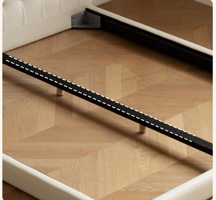 Organic Leather Art Floor Bed