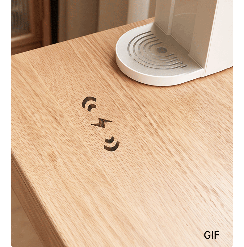 Oak Solid Wood Elevating Electric Multifunctional Standing Desk