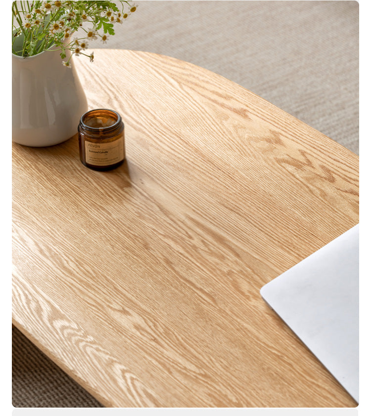 Oak, Beech Solid Wood Storage Coffee Table