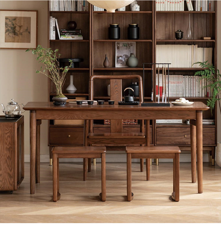 Ash Solid Wood Modern Tea Table