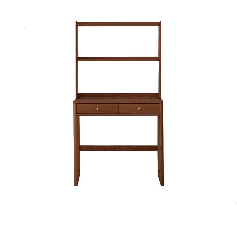 Oak, Beech Solid Wood Small Office Desk