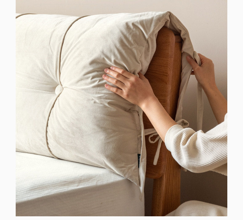 Modern Minimalist Headboard Pillow with Large Backrest