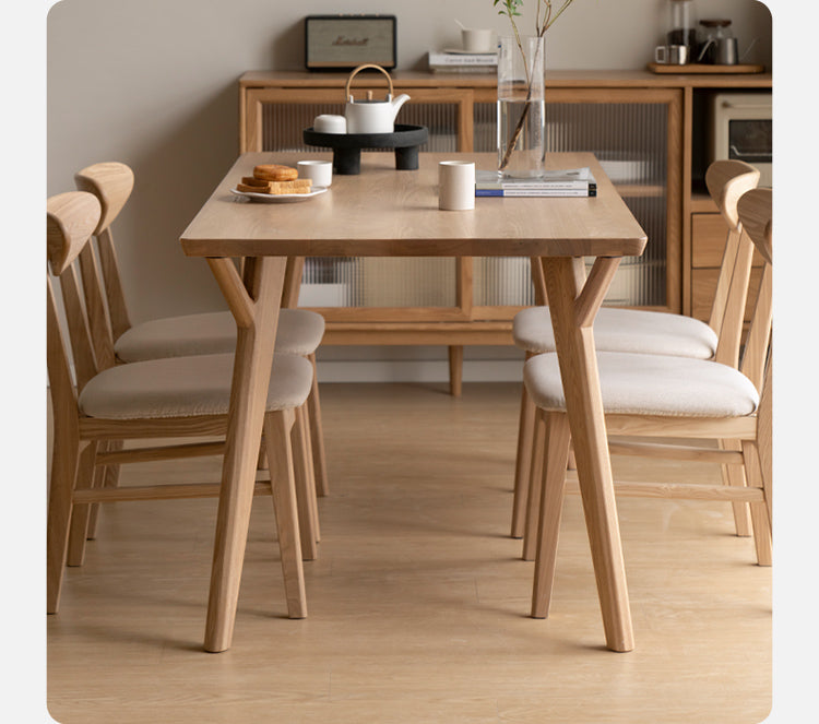 Ash Solid Wood Creative Dining Table