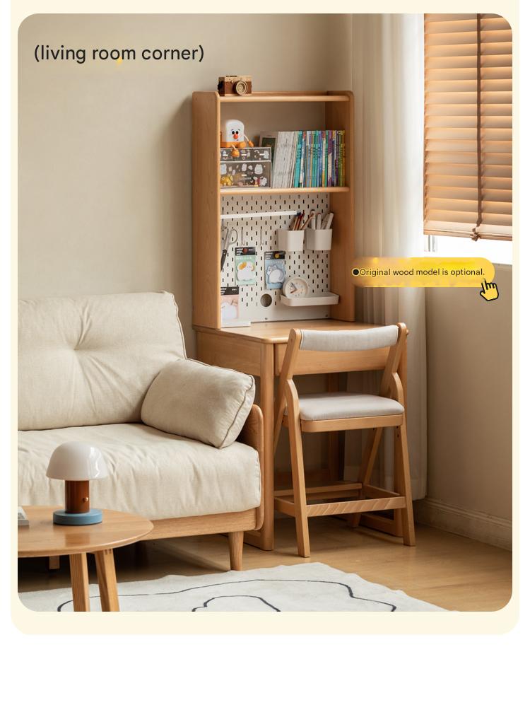 Rubber Wood Solid Wood Children's Desk-