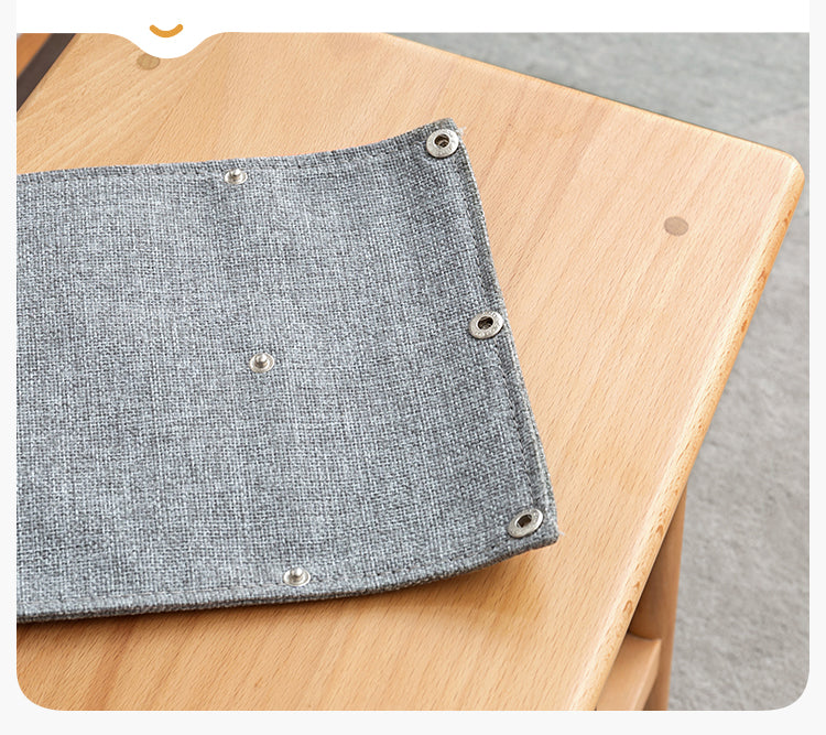 Beech Solid Wood Small Square Coffee Table