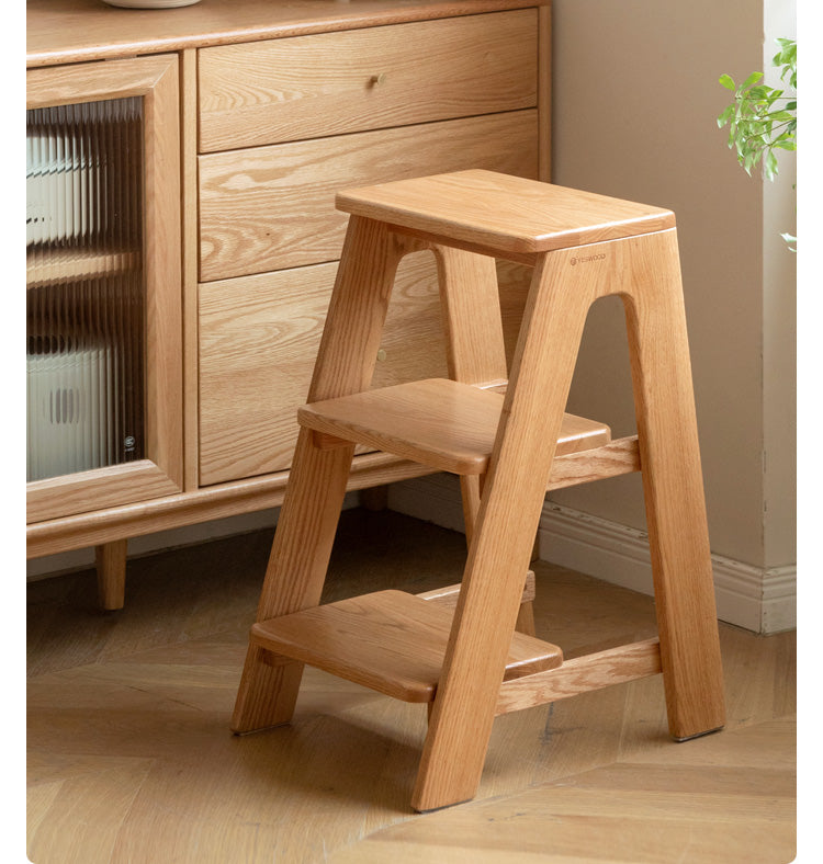 Oak Solid Wood Step Stool