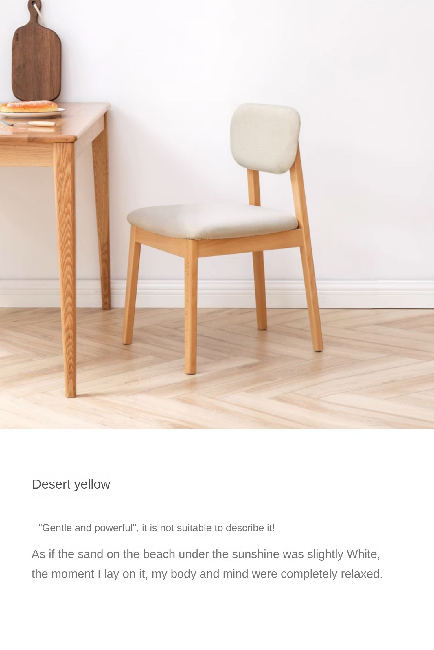 Beech Solid Wood Chair Modern 4 pcs