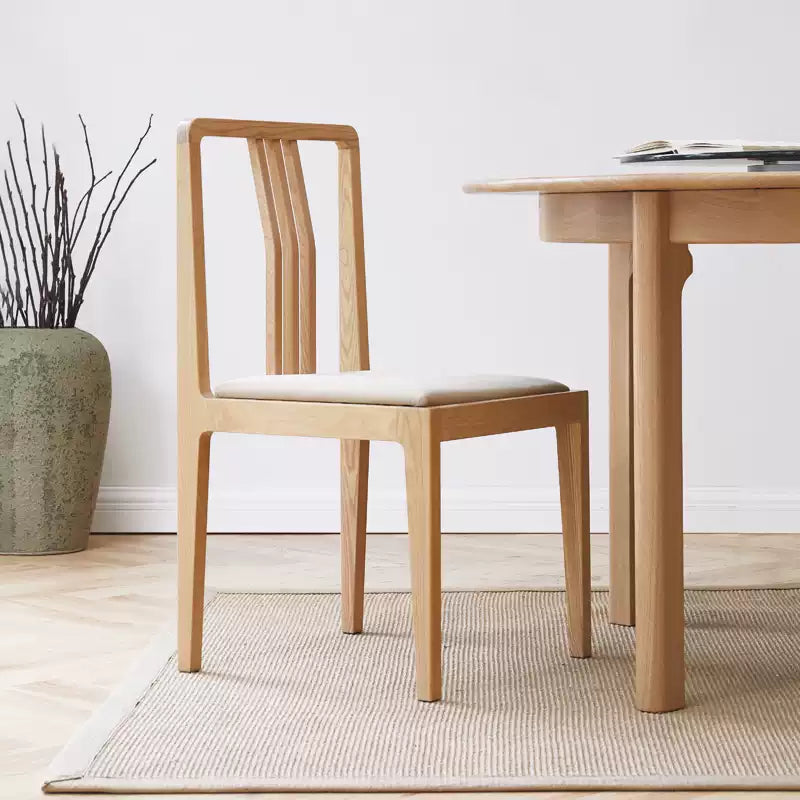 Set 4pcs Black Walnut, Ash Solid Wood Dining Chair