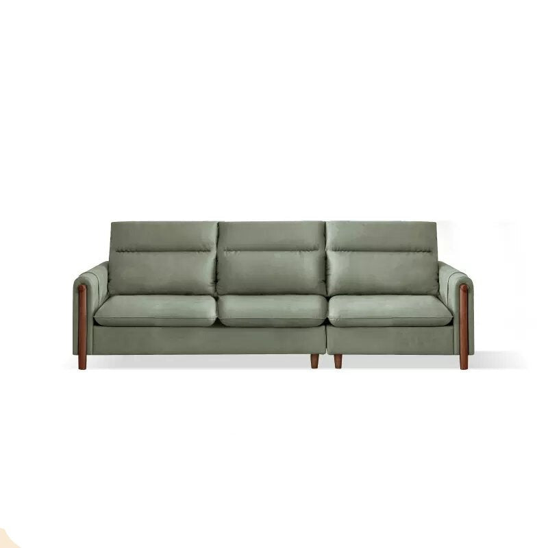 Lux technology green fabriс sofa.