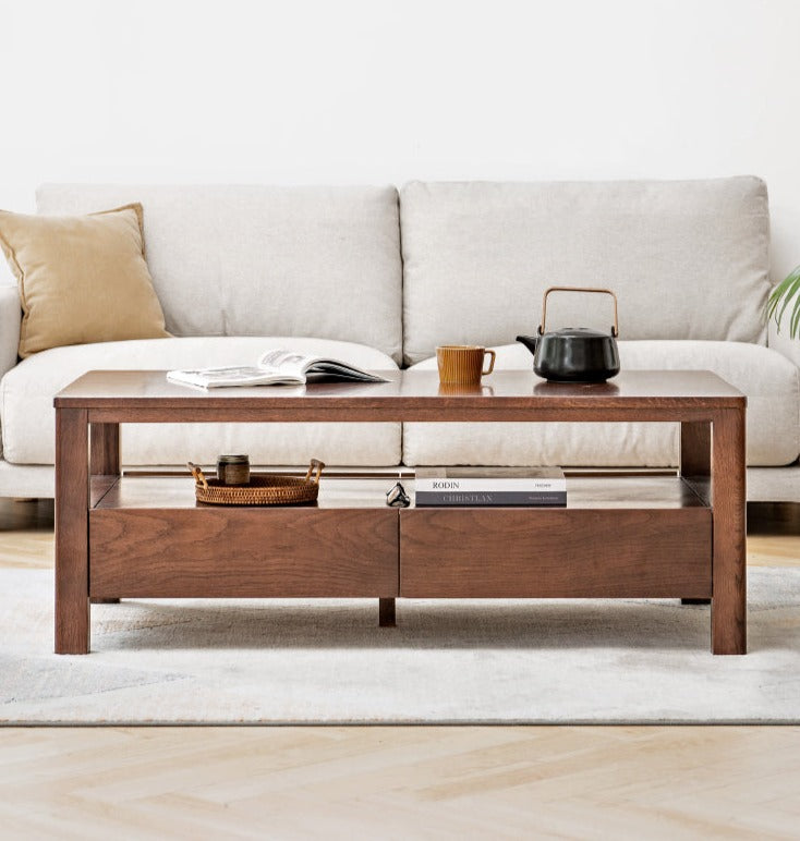 Oak, Ash Solid Wood Luxury Coffee Table