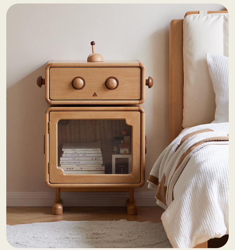 Beech Solid Wood Children's Nightstand