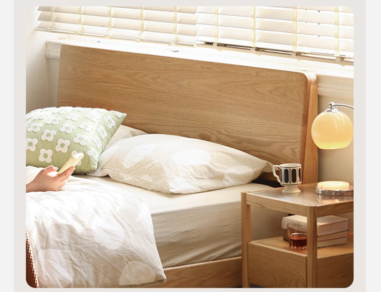 Oak Solid Wood Bed