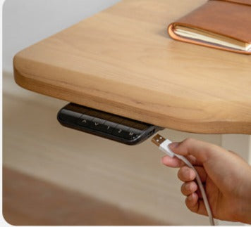 Cherry, Ash, Black Walnut Solid Wood Electric Lift Standing Desk