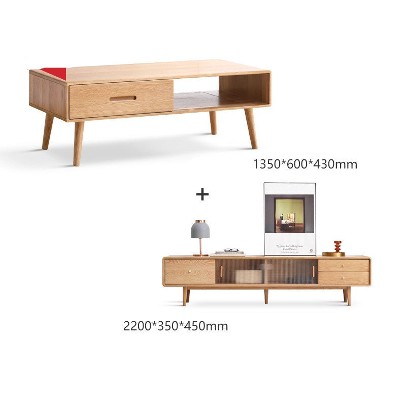 Coffee table North American OAK solid wood"