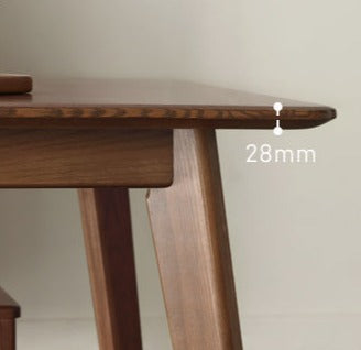 Ash, Oak Solid Wood Modern Dining Table