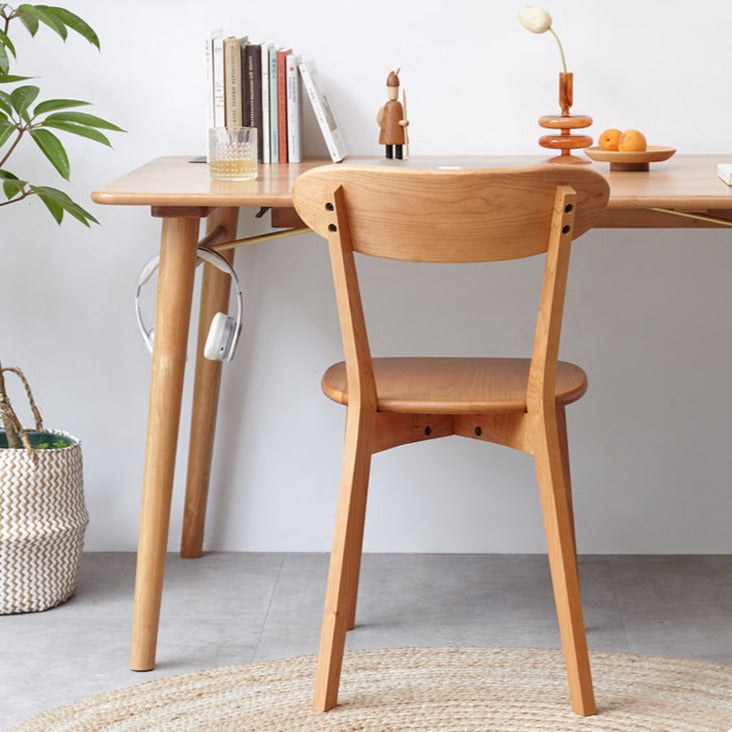 Cherry Solid Wood Modern Dining Chair