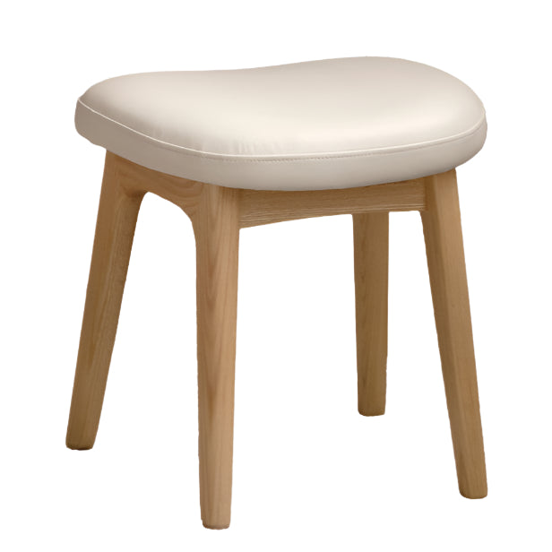 Ash, Black Walnut, Oak Solid Wood, Solid Longan Hardwood Makeup Stool