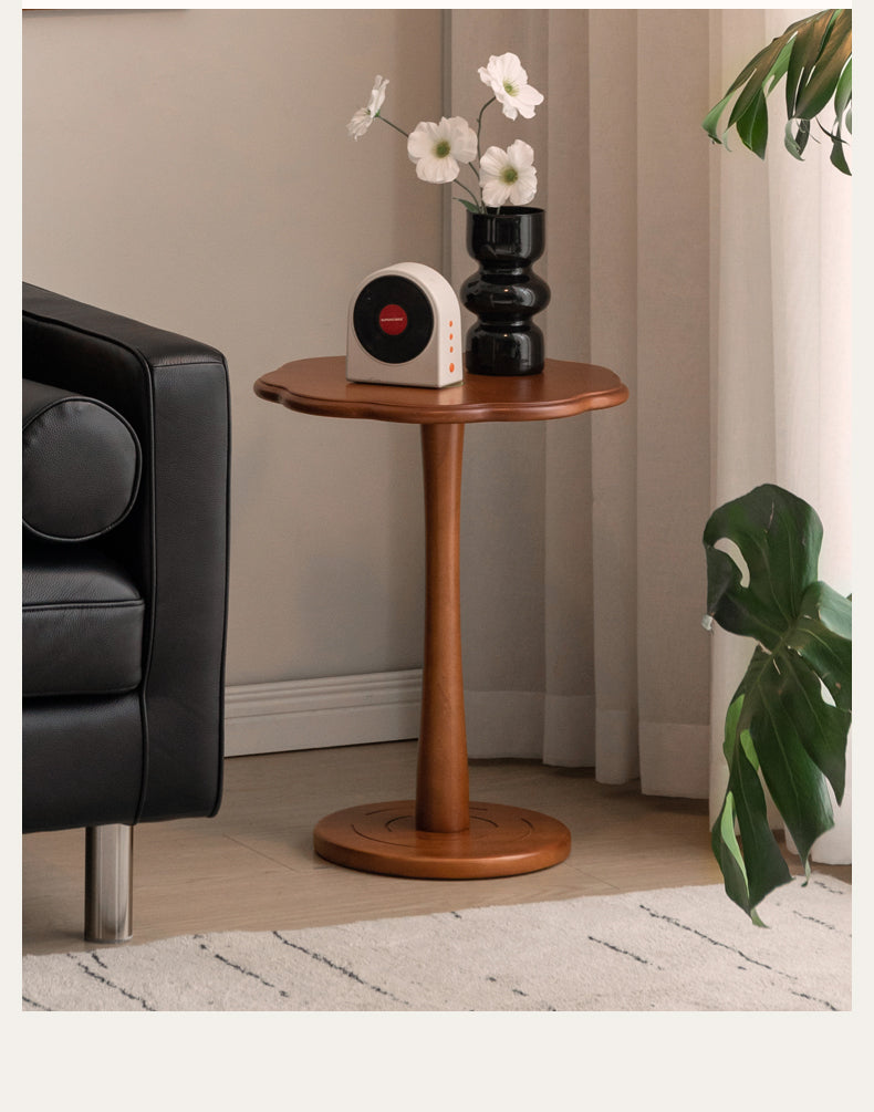 Poplar Solid Wood French Side Table