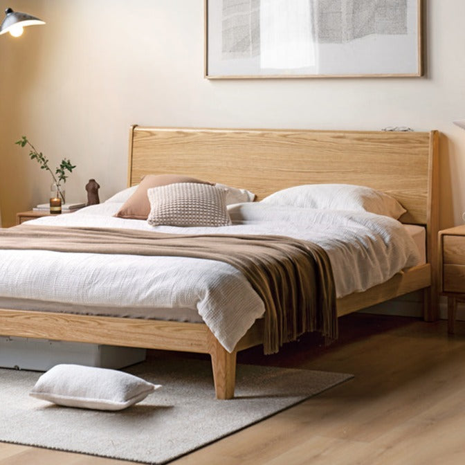 Oak Solid Wood Bed