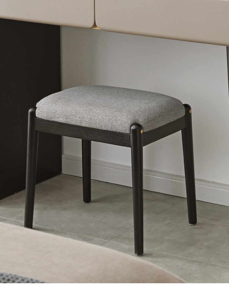 Oak, Birch Solid Wood Makeup Stool