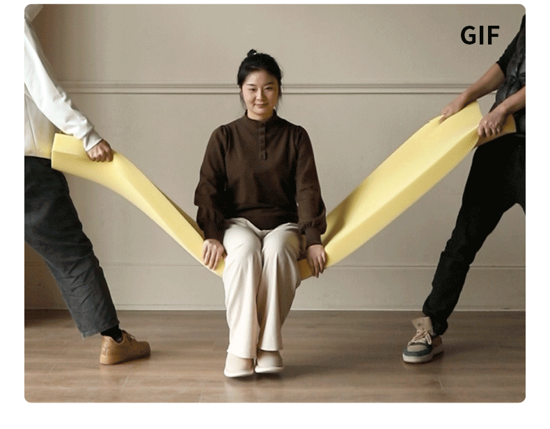 Oak Solid Wood Convertible Sofa Bed with Clean Frame Design