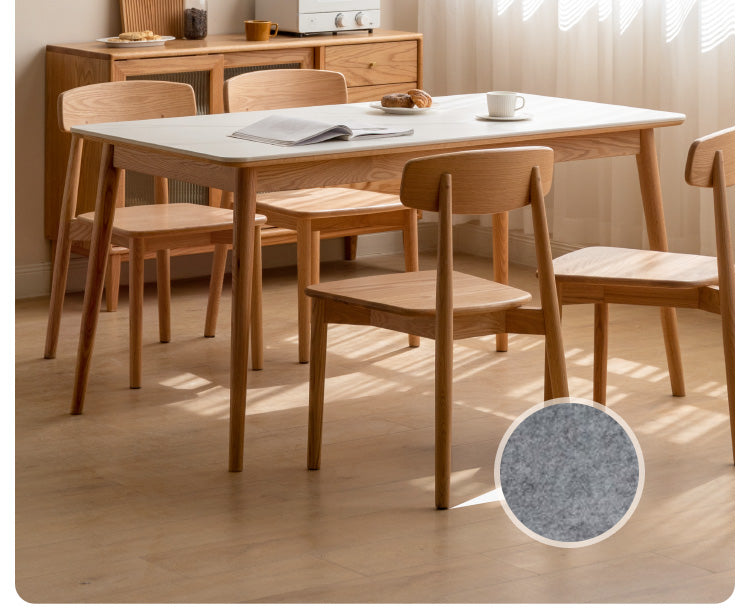 Set 4 pcs Black Walnut, White Ash, Ash, Oak, Cherry, Beech, Solid Rubberwood Dining Chair