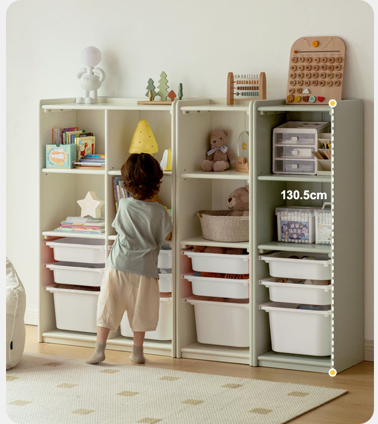 Poplar Solid Wood Children's Сombination Bookshelf