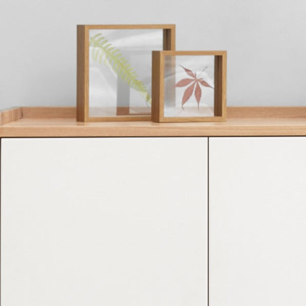 Ash solid wood shoe cabinet"