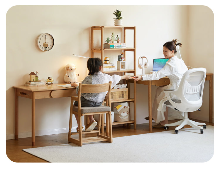 Beech Solid Wood Children's Study Table.