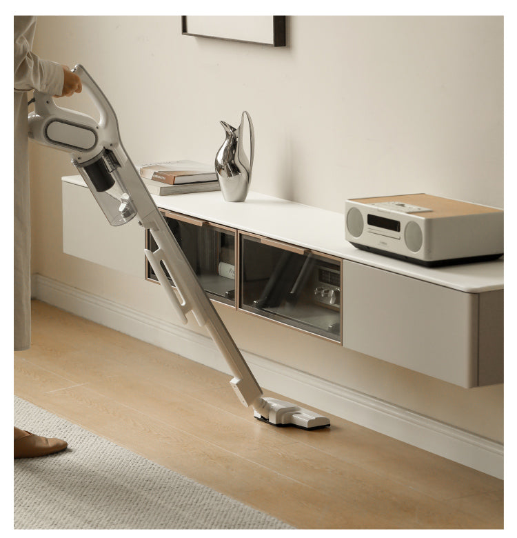 Poplar Solid Wood Wall Mounted TV Cabinet with Light.