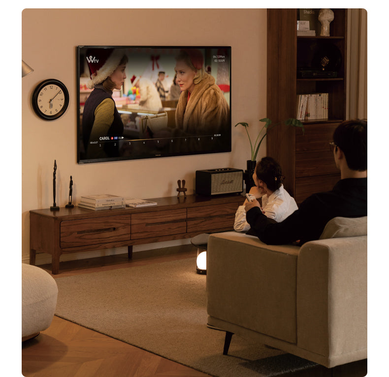 Oak Solid Wood Nordic TV Cabinet.