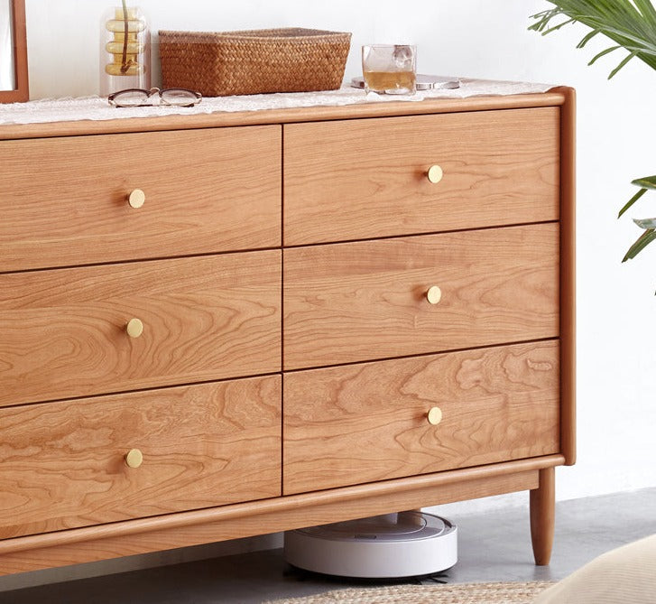 Cherry Solid Wood Chest Of Drawers