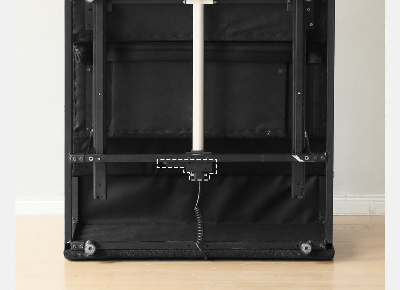 Fabric Electric Reclining Sofa with Telescopic Seat