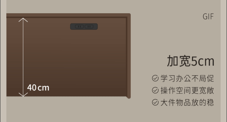 Black Walnut Solid Wood Italian Light Luxury Dressing Table