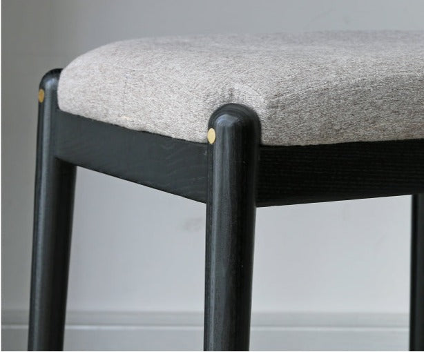 Oak, Birch Solid Wood Makeup Stool