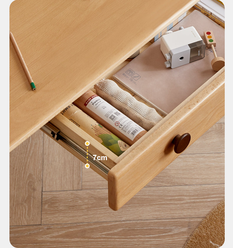 Beech Solid Wood Pure Children's Desk