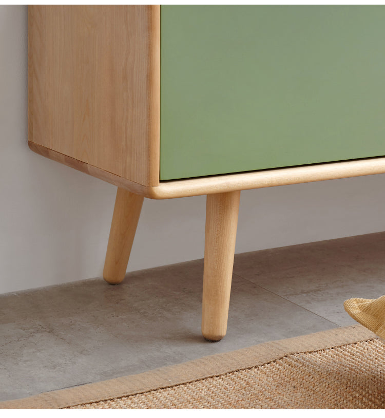 Beech Solid Wood TV Cabinet Forest-Style.
