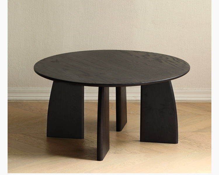 Oak Solid Wood Coffee Table Smoky