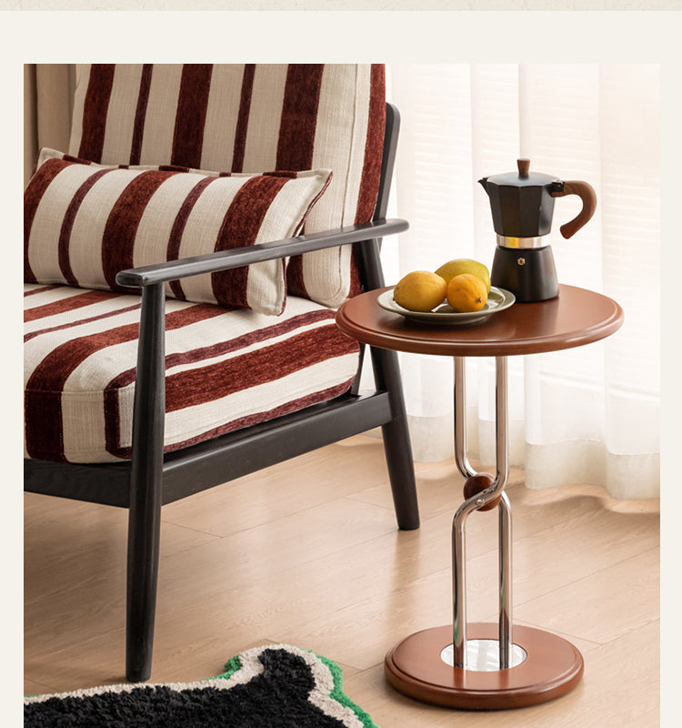 Poplar Solid Wood Bauhaus Side Table