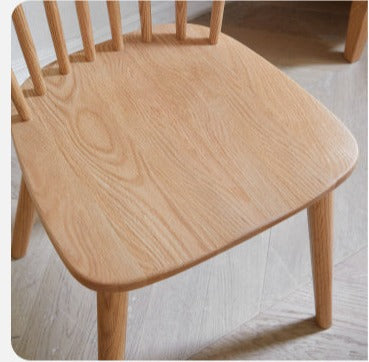 Oak, Cherry wood, Black Walnut Solid Wood 4 pcs set-Windsor Chair
