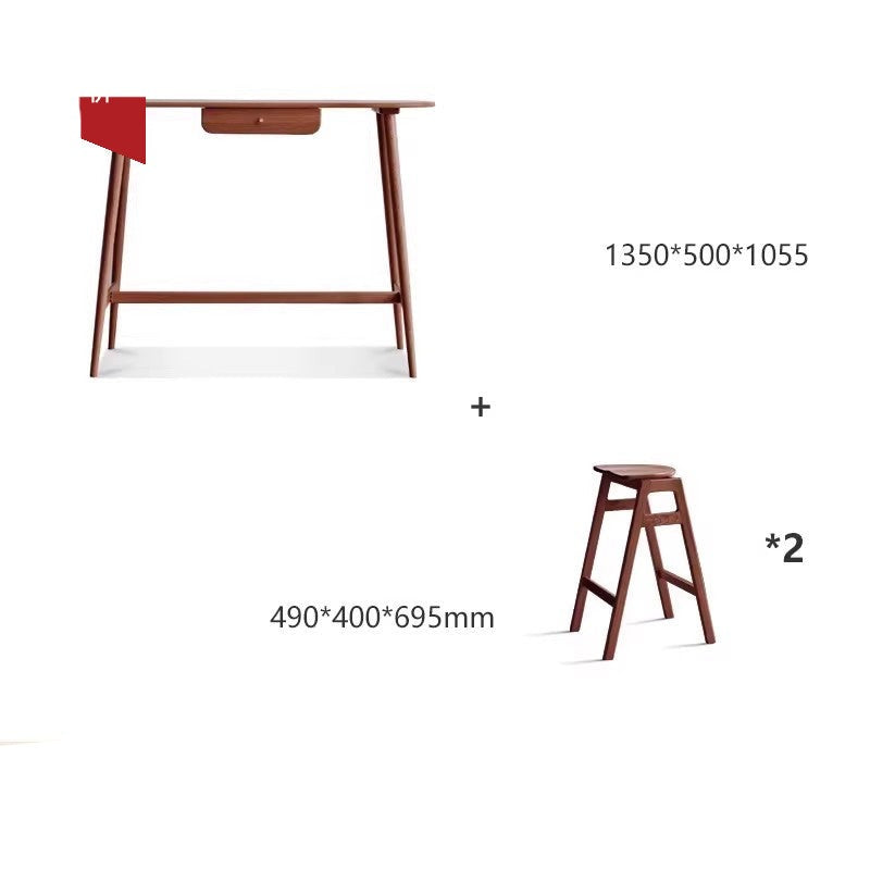 Oak, Cherry Solid Wood Bar Table