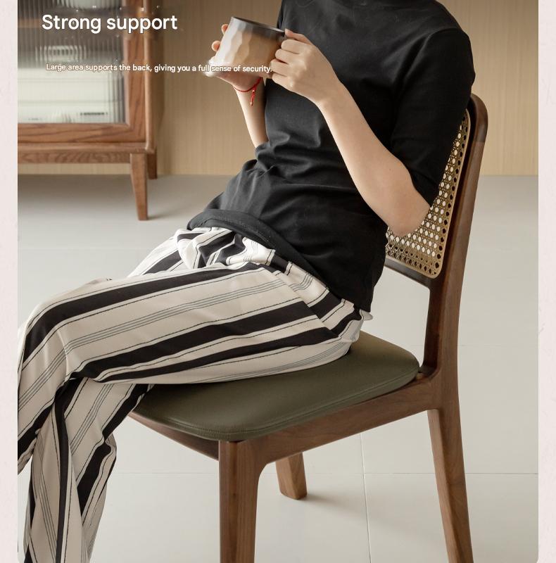 Set 4 pcs Black Walnut, Oak, Ash, Beech, Sandalwood Solid Wood Dining Chair