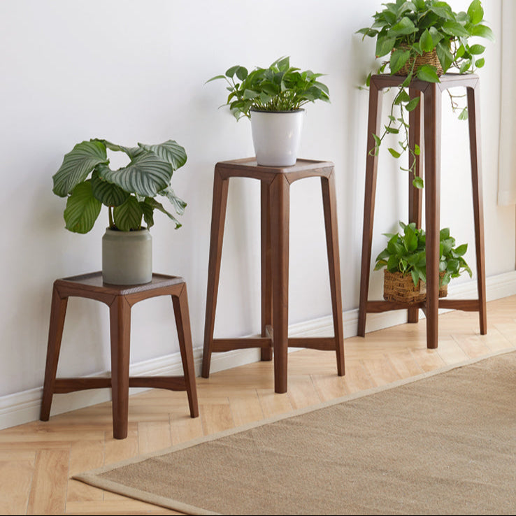 Black Walnut Solid Wood Flower Rack