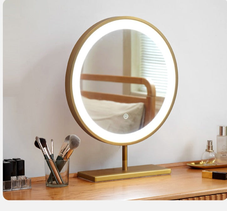 Oak, Solid Rubberwood Dressing Table L-Shaped Corner