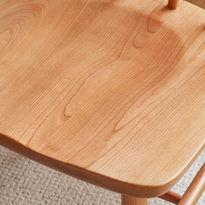 Cherry Solid Wood Windsor Chair 4 pcs set