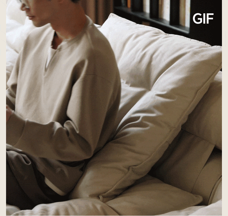 Fabric French Cream Style Modular Sofa.
