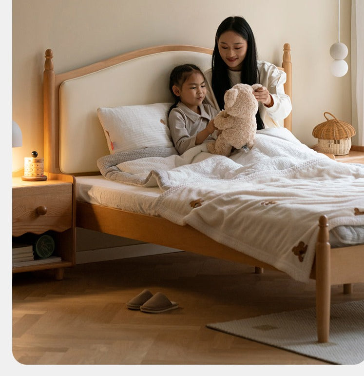 Beech, Oak Solid wood Princess bed<