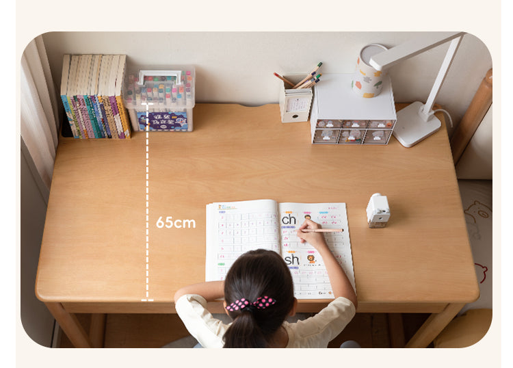 Beech Solid Wood Children's Large Desktop desk