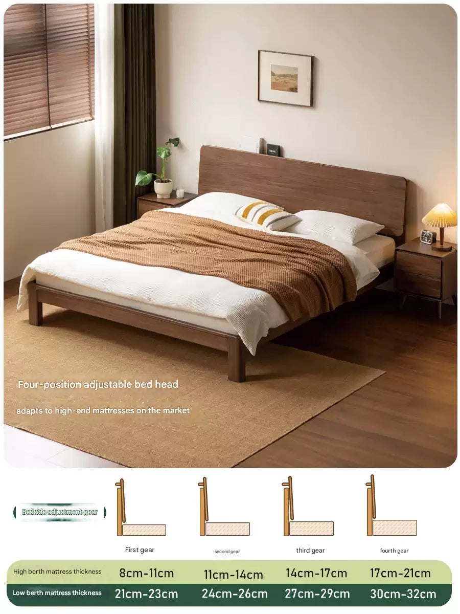Black Walnut solid wood Bed