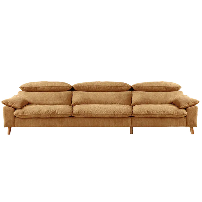 Modern Corduroy Retro Sofa with Cat-Scratch Cloth